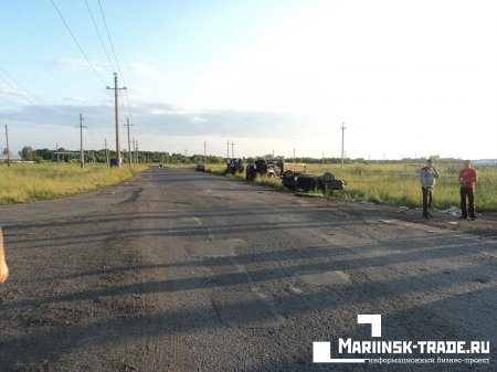 Дорожно-транспортное происшествие на ул. Пальчикова 124 г. Мариинска