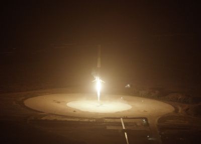 Space X не удалось мягко посадить первую ступень ракеты Falcon 9