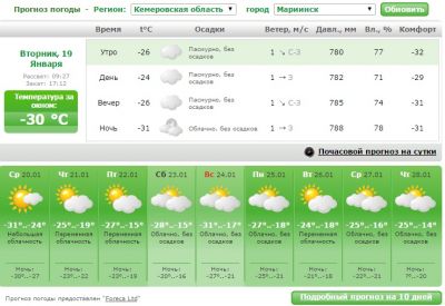 Главное управление МЧС России по Кемеровской области информирует о неблагоприятных метеоусловиях.
