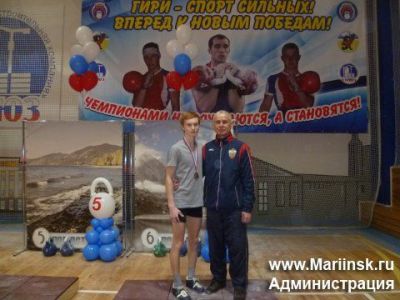 В Барнауле прошло первенство России по гиревому спорту с участием спортсмена МБУДО "ДЮСШ"