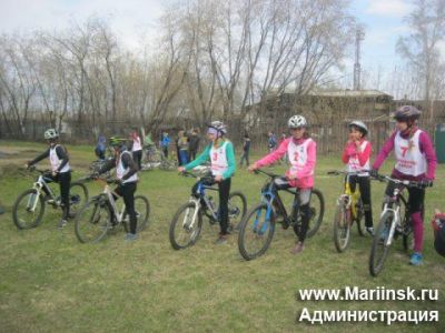 30 апреля в городском парке прошли соревнования по велодвоеборью