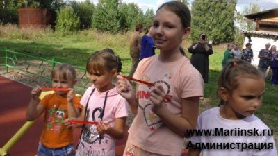 В поселке станция Антибесская состоялось торжественное открытие спортивной площадки.