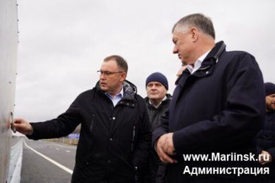 Марат Хуснуллин, Сергей Цивилев и Илья Середюк дали старт движению по Северо-Западному обходу города Кемерово